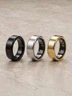 Vitara Health Smart Ring - Premium Stainless Steel Wearable Health Tracker
